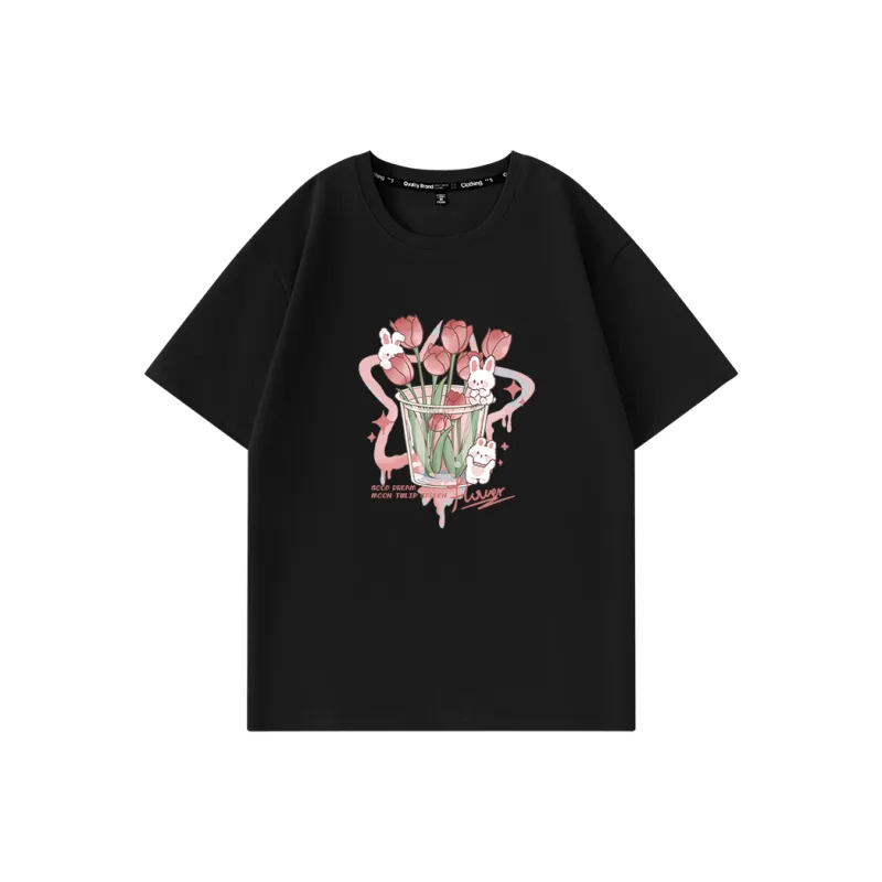 Cotton T Shirts Women's-32