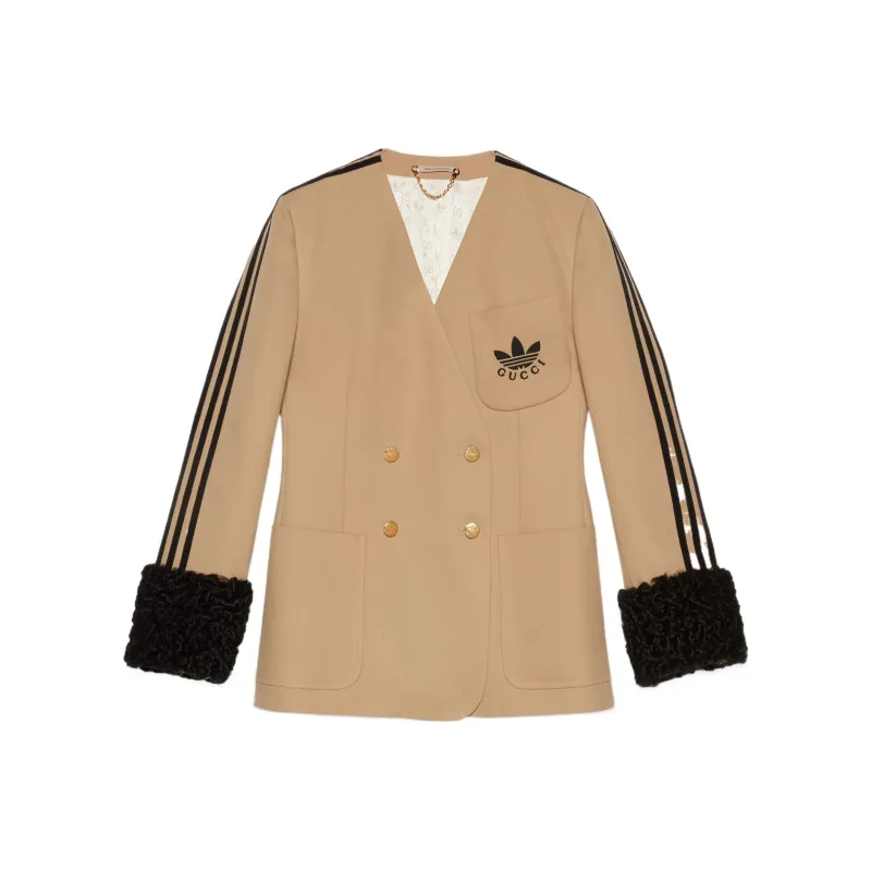 Adidas X GUCCI Jackets Women's Brown-0