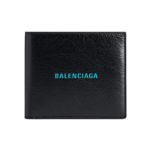 Balenciaga Sheepskin Wallet Men's Black