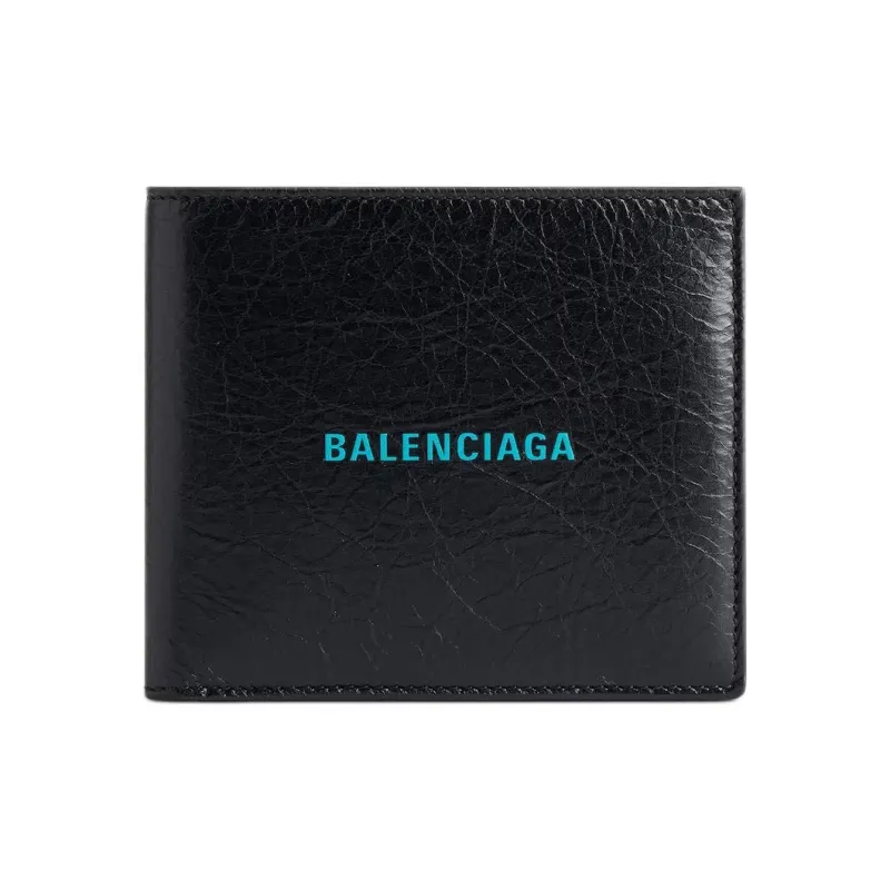 Balenciaga Sheepskin Wallet Men's Black-0