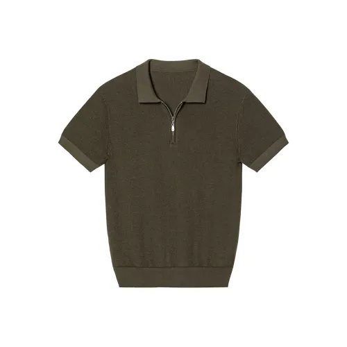 SKARO Polo Sweatpants shirt Men's Olive Green SKP821
