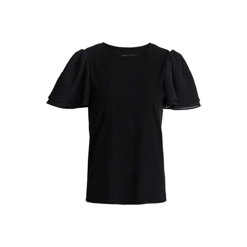 ROEYSHOUSE Puff Sleeve T-Shirt Women's Black