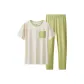 Nut Beige+Spring Morning Green