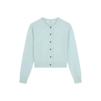 Maison Kitsune Baby Fox Embroidered Knitted Cardigan