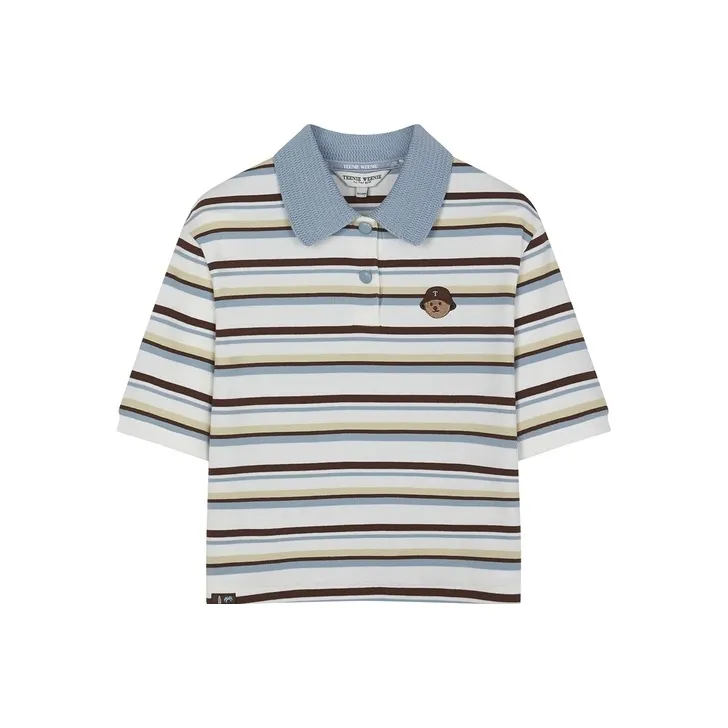 Teenie Weenie Polo Shirt Women's Blue-0