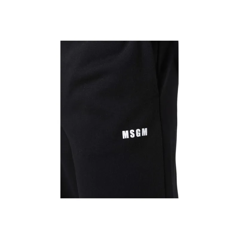 MSGM Logo Print Jogging Pants-4