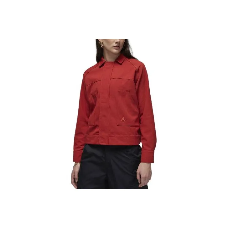 Jordan Jackets Coats Women's Orange Red-0