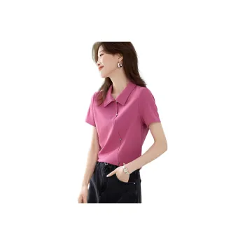 Mo Han Yi Mei T Shirt Women's Raspberry Pink
