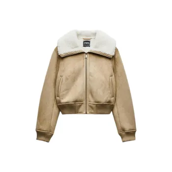 ZARA Jackets Women's Tan