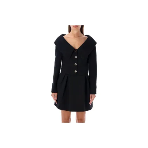 Alessandra Rich Off The Shoulder Jacket