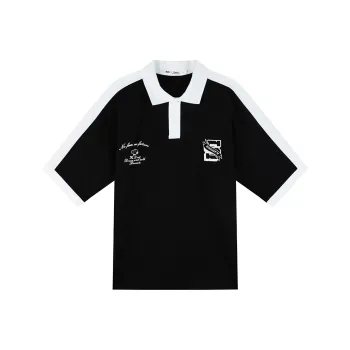 Fun x SHINUBI,LIANMINGKUAN Polo Shirt Women's Black