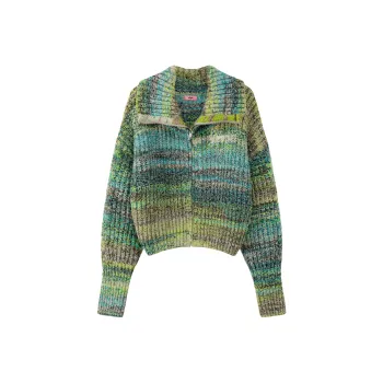 CHUU Knitwear Women's Green Tie Dye