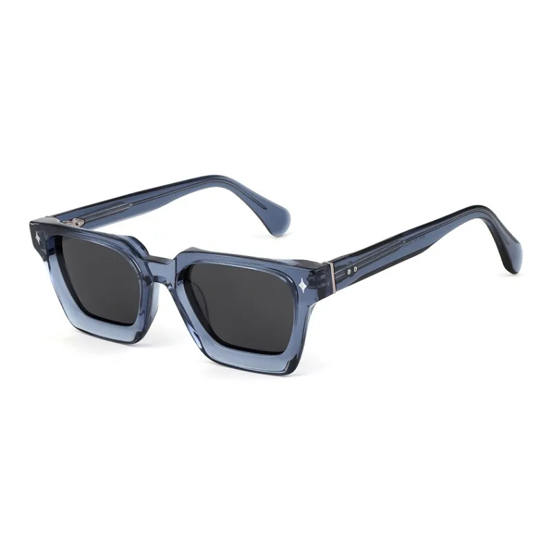 ROLLOTD Plate Frame Square Sunglasses Unisex-6