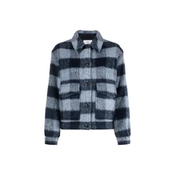 WOOLRICH Fringed detail Shirt Jacket