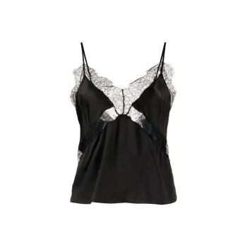Anine Bing Amelie Lace-embroidered Top