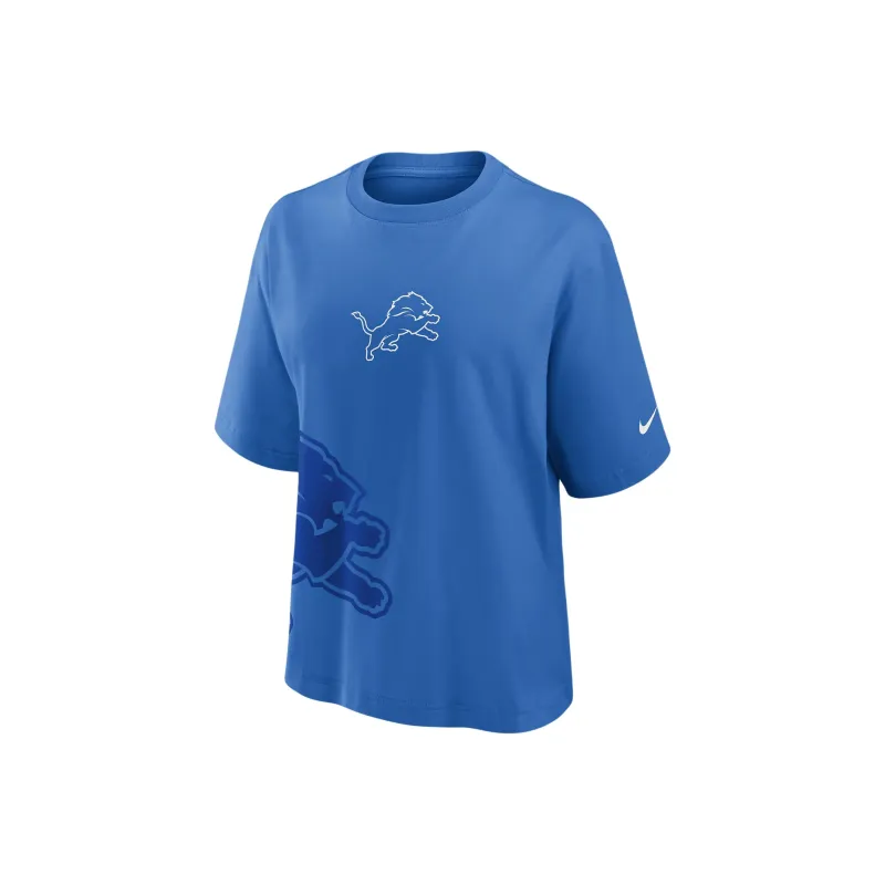 Nike Detroit Lions Boxy Women's Nike Nfl T Shirt-0