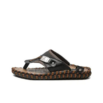 Qiandongmeili Rubber Sole Flip Flops Men's