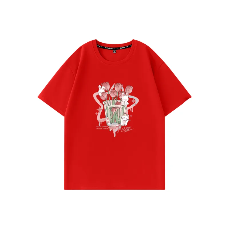 Cotton T Shirts Women's-20