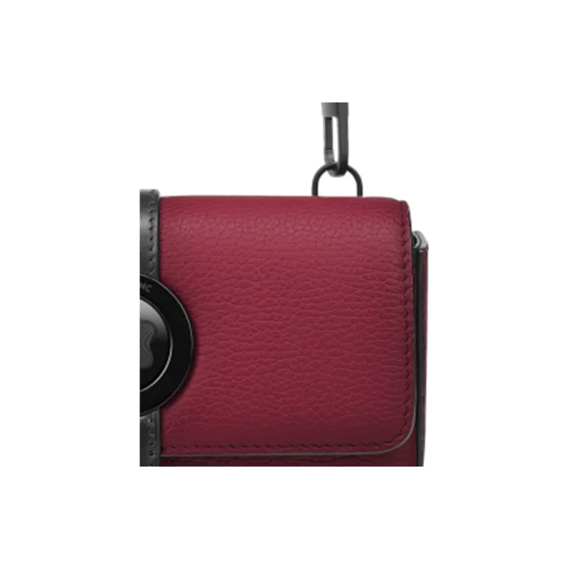 MONTBLANC Meisterstuck Grain Leather Handheld Crossbody Bag Men's Burgundy Red-2