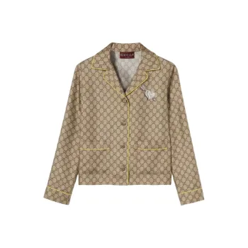 GUCCI Shirt Women's Beige Brown
