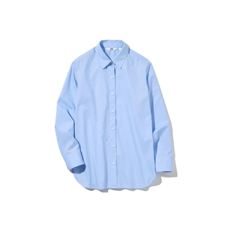 UNIQLO Shirts Women's Aqua Blue-0