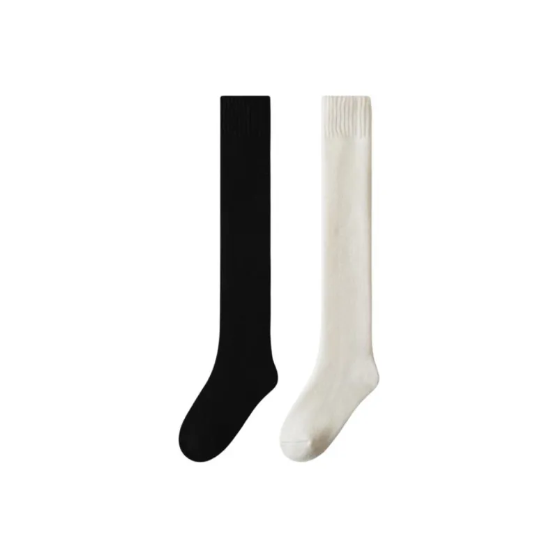 H YXIANG Mid Calf Socks Women's 2 Pack-7