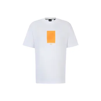 HUGO BOSS Logo print Cotton T shirt