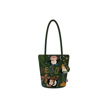 Perfect Styles Fabric Crossbody Bag, Shoulder Bag Medium Size Women's Green
