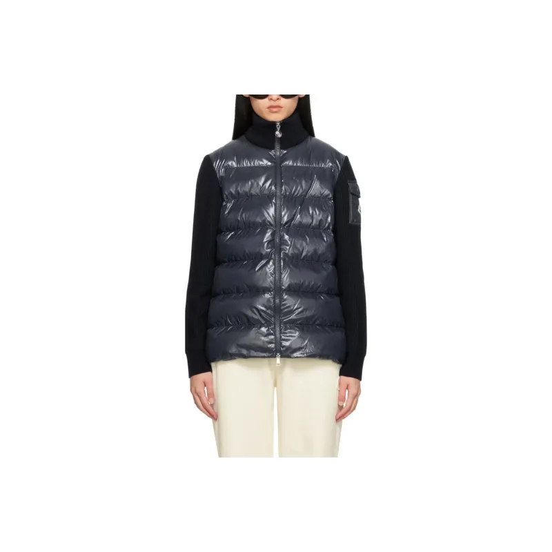 Moncler Down Jacket Women's Navy-0