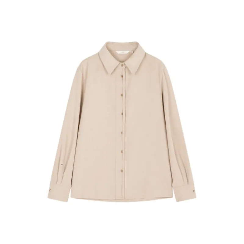 IHIMI Shirt Women's Beige Apricot-0
