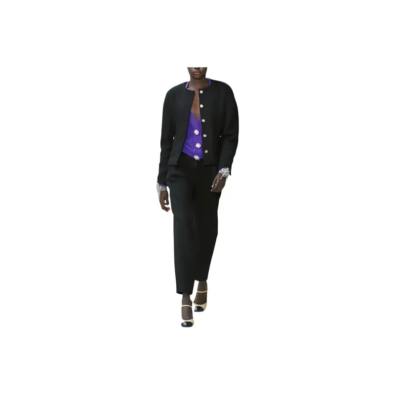 CHANEL Jackets Women's Black-0