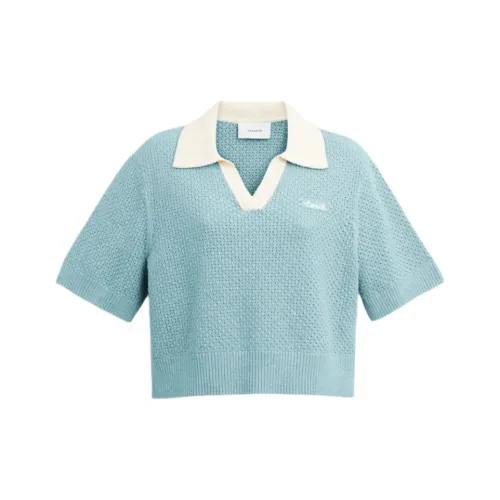 COACH SS24 Polo Shirt Women's Blue