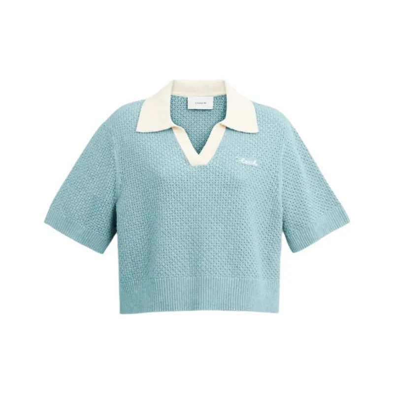 COACH SS24 Polo Shirt Women's Blue-0