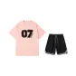 2-Piece Set (Pink Top+Black Pants)