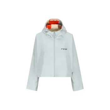 FENDI Zip Up Hooded Reversible Jacket