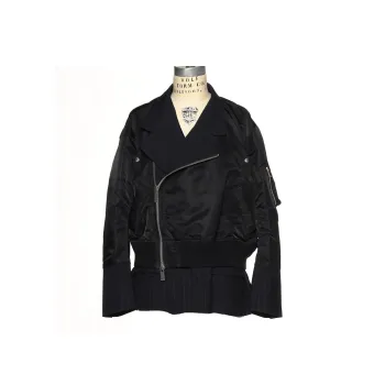 Sacai Barneys New York Silver Seat Flagship Store 20th Anniversary Commemoration Series Jackets Women's Black