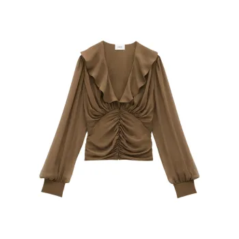 SAINT LAURENT Shirt Women's Umber