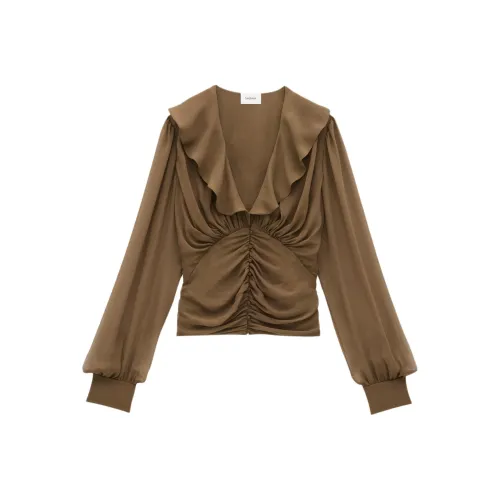SAINT LAURENT Shirt Women's Umber