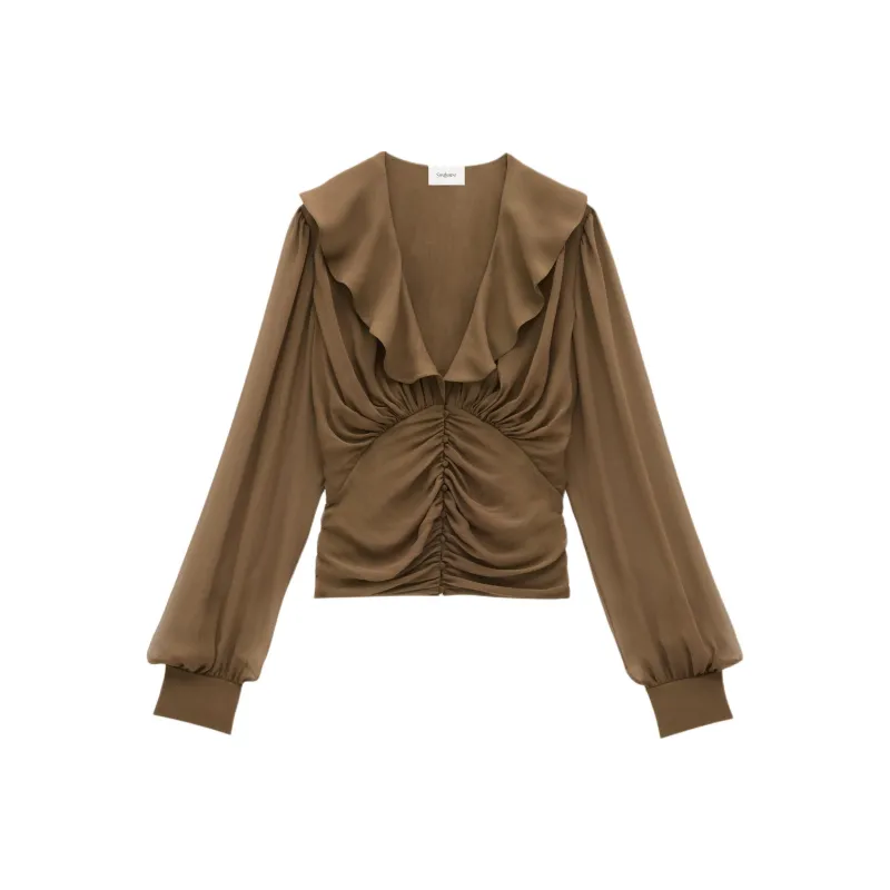 SAINT LAURENT Shirt Women's Umber-0