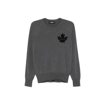 DSQUARED 2 Fine knit V neck Jumper