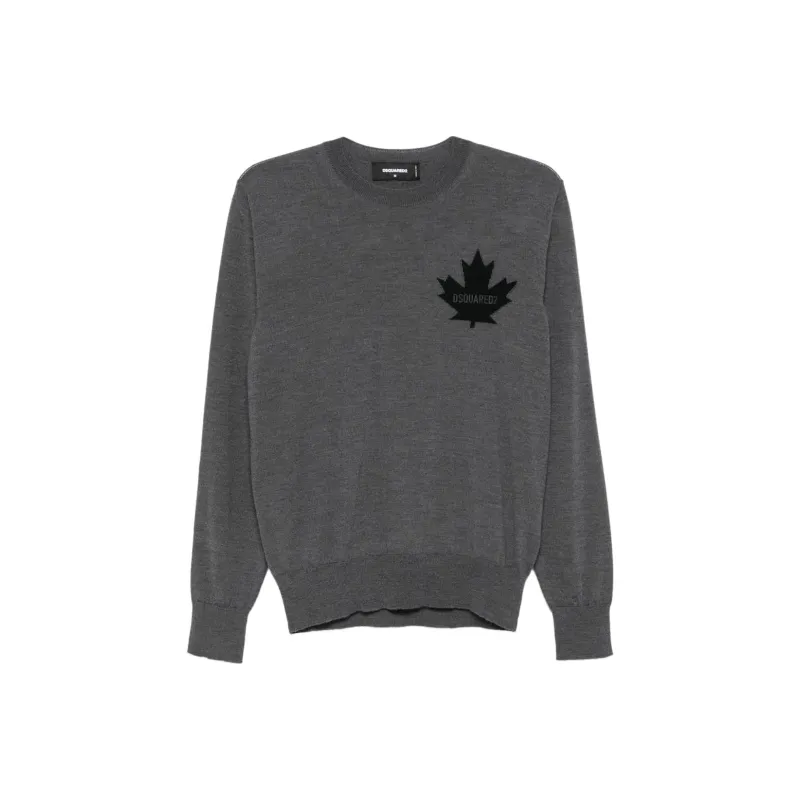 DSQUARED 2 D2 Leaf Crew neck Sweater-0