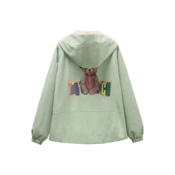 Cypress House Jackets & Coats Women's Green & Beige Color