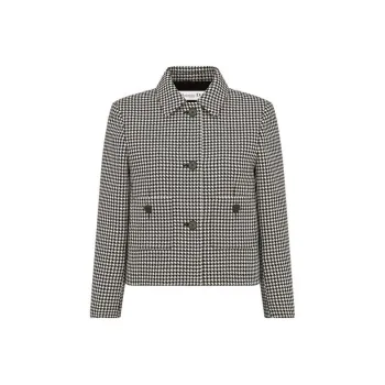 DIOR Quarterly New Products Jackets Women's Black/White