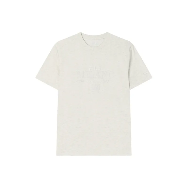 FILA MILANO Collection T Shirt Men's Light Khaki Heather Gray-0