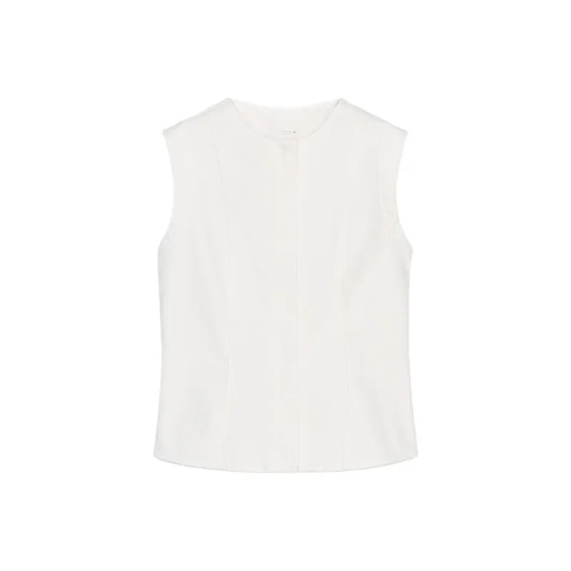 ZARA ZW Series Shirt Women's Frosted White-0