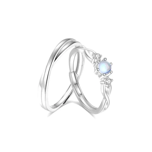 WANLIACC Colored Glaze Rings Unisex
