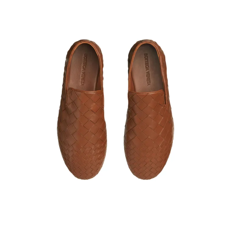 Bottega Veneta Sunday Men's Casual Shoes Men's Caramel-4