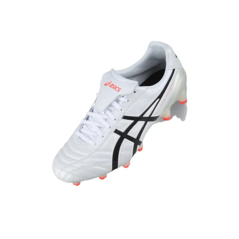 Asics Lethal Testimonial 4 HG Rubber Short Studs Artificial Ground Anti Slip Wear Resistant Soccer Shoes Men's White-1