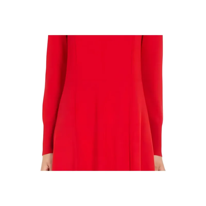 WEEKEND MaxMara Long-Sleeved Dresses Women's Red-3