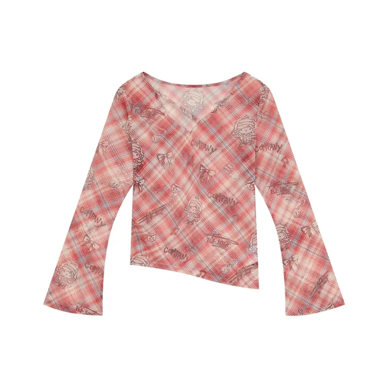 ELF SACK Chiffon Shirts Women's-0
